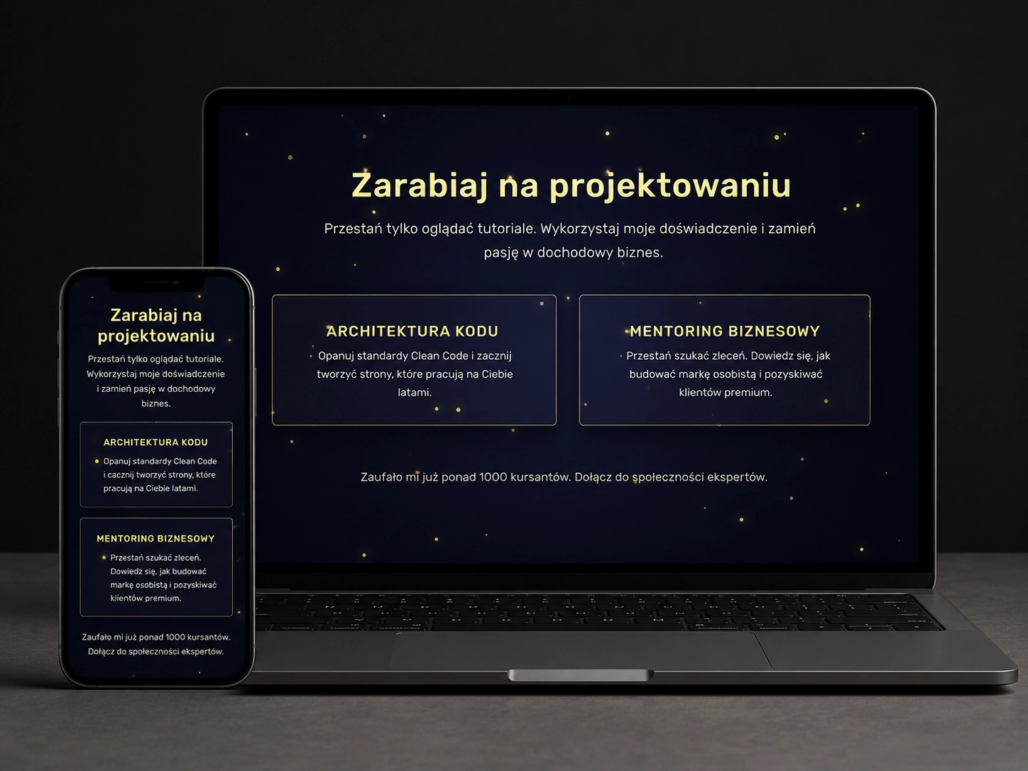 Sprzedaż kursu